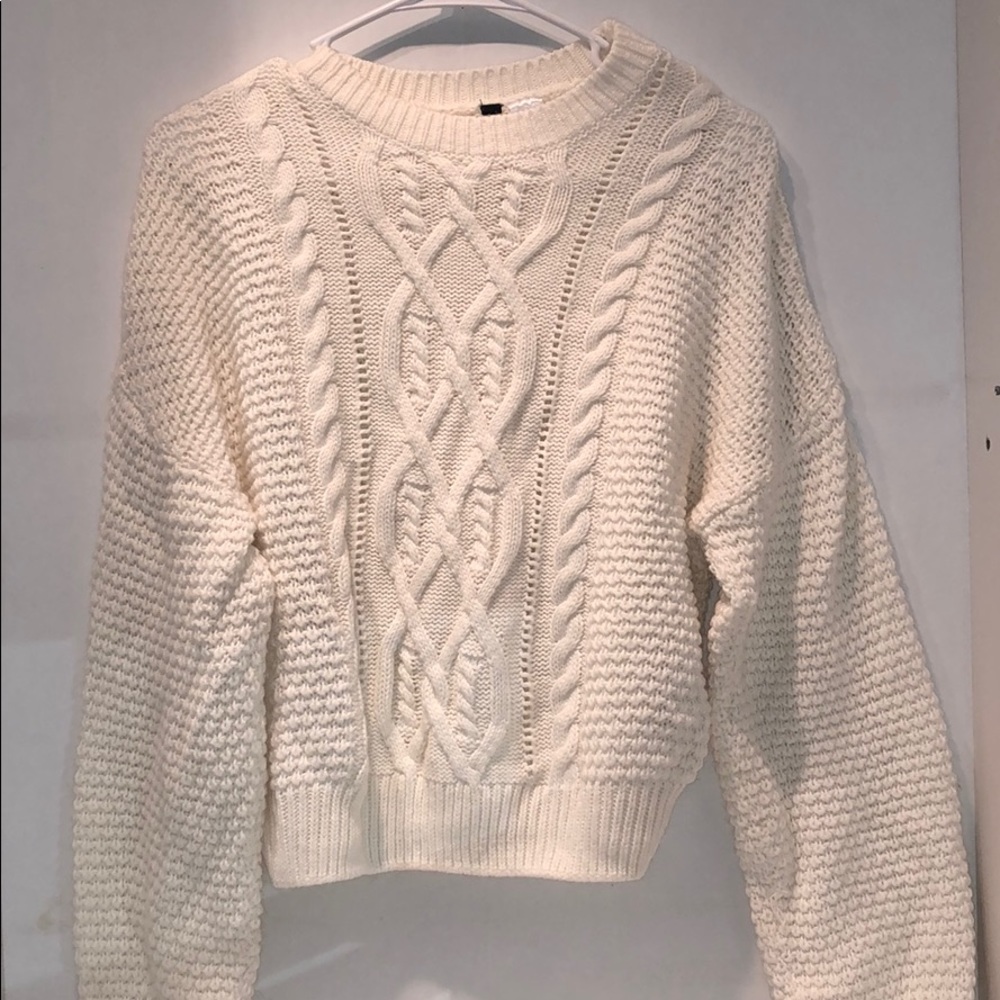 White sweater from H&M
